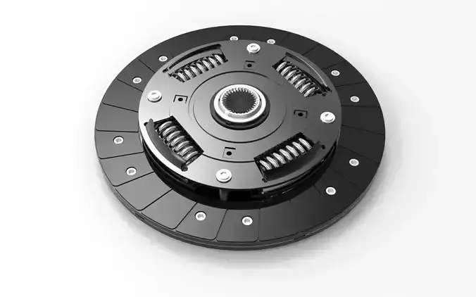 Clutch With Fly-Wheel 3D model
