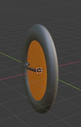 Low Poly Shield 3D model_5