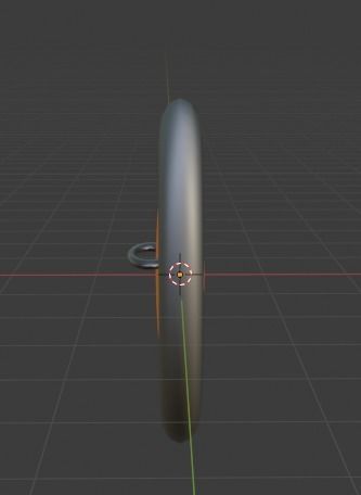 Low Poly Shield 3D model_2