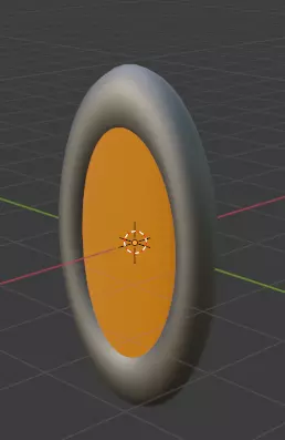 Low Poly Shield 3D model_0