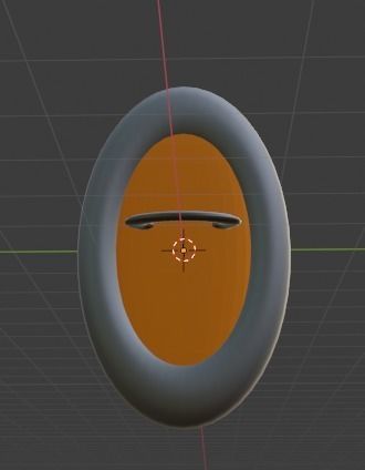 Low Poly Shield 3D model_4