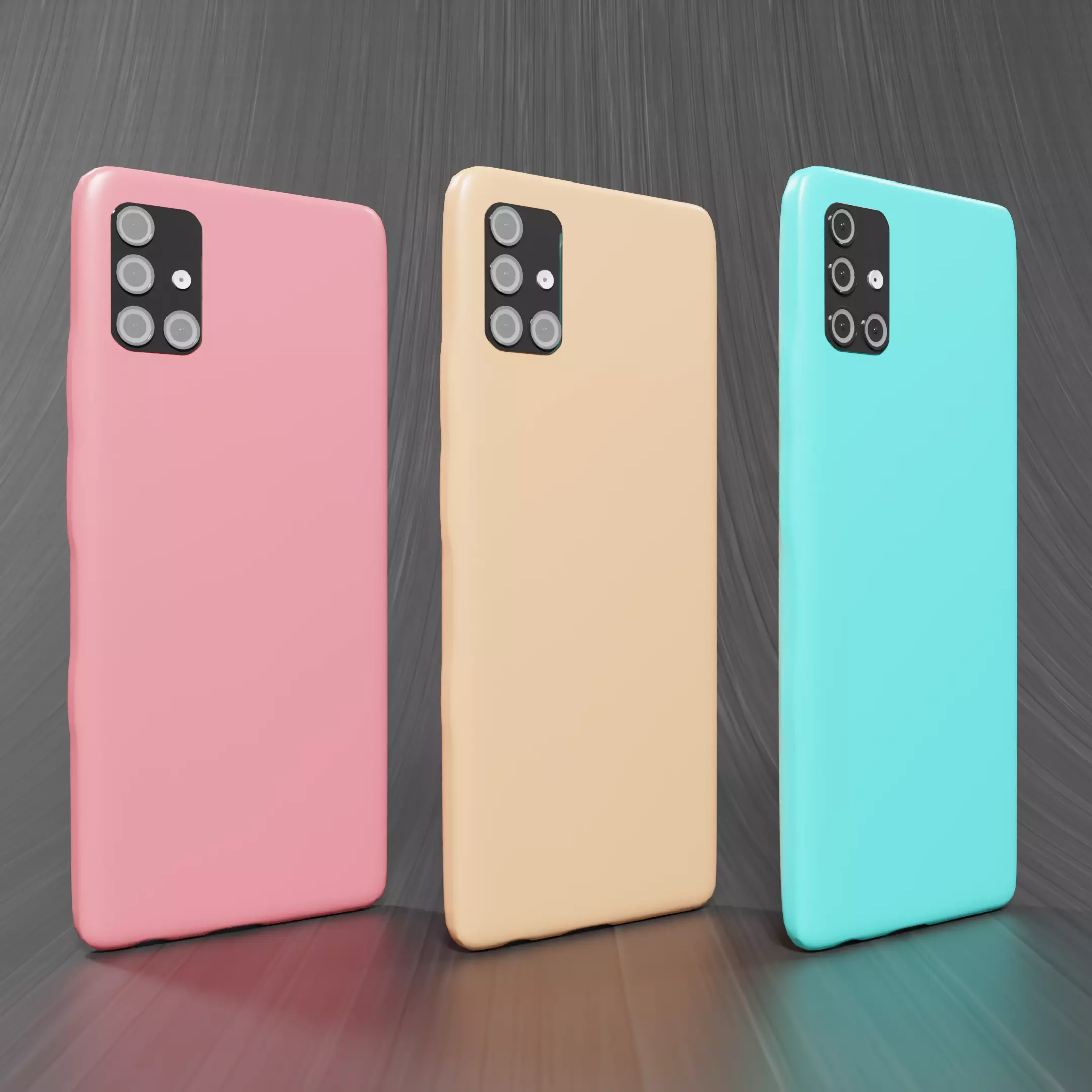 Samsung Galaxy A51 3D Model Free low-poly 3D model_0