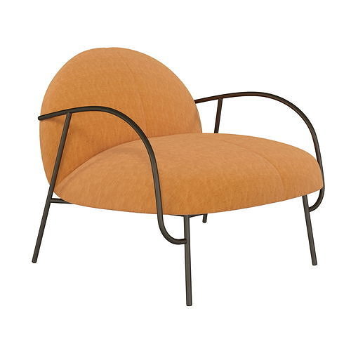 Half Arm Chair 3D model