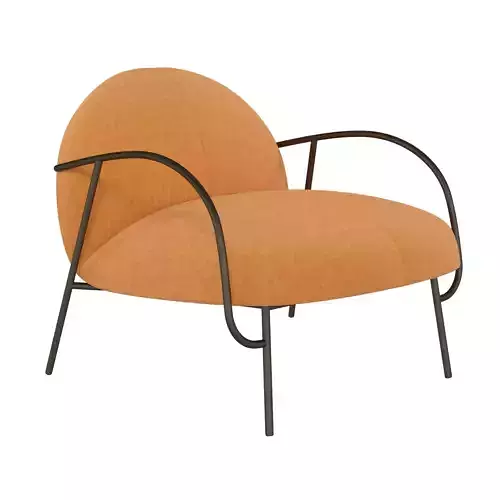 Half Arm Chair 3D model