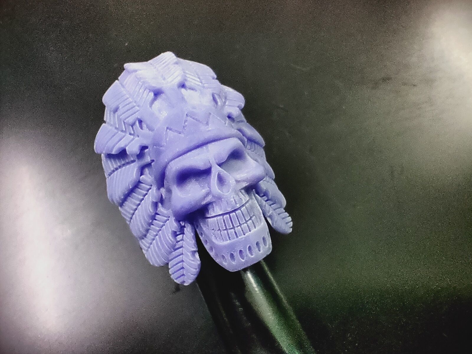 Skull ring Viking ring 3D print model_20
