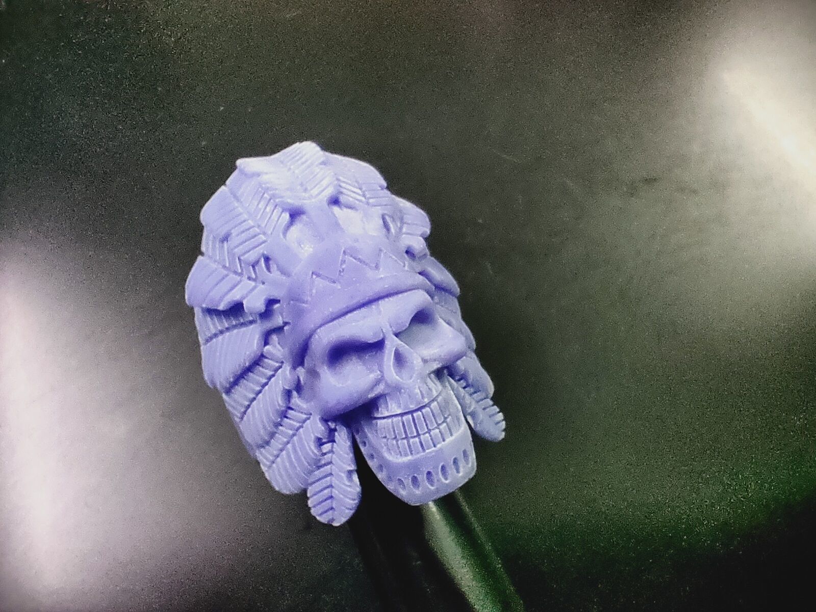 Skull ring Viking ring 3D print model_13