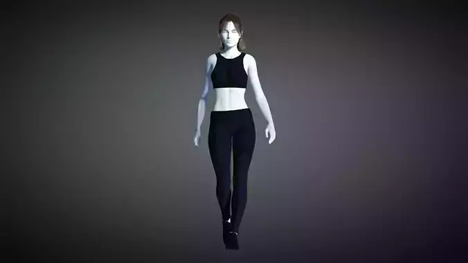 Cyberpunk - Sports Activewear Clothing Set - Blue and Black