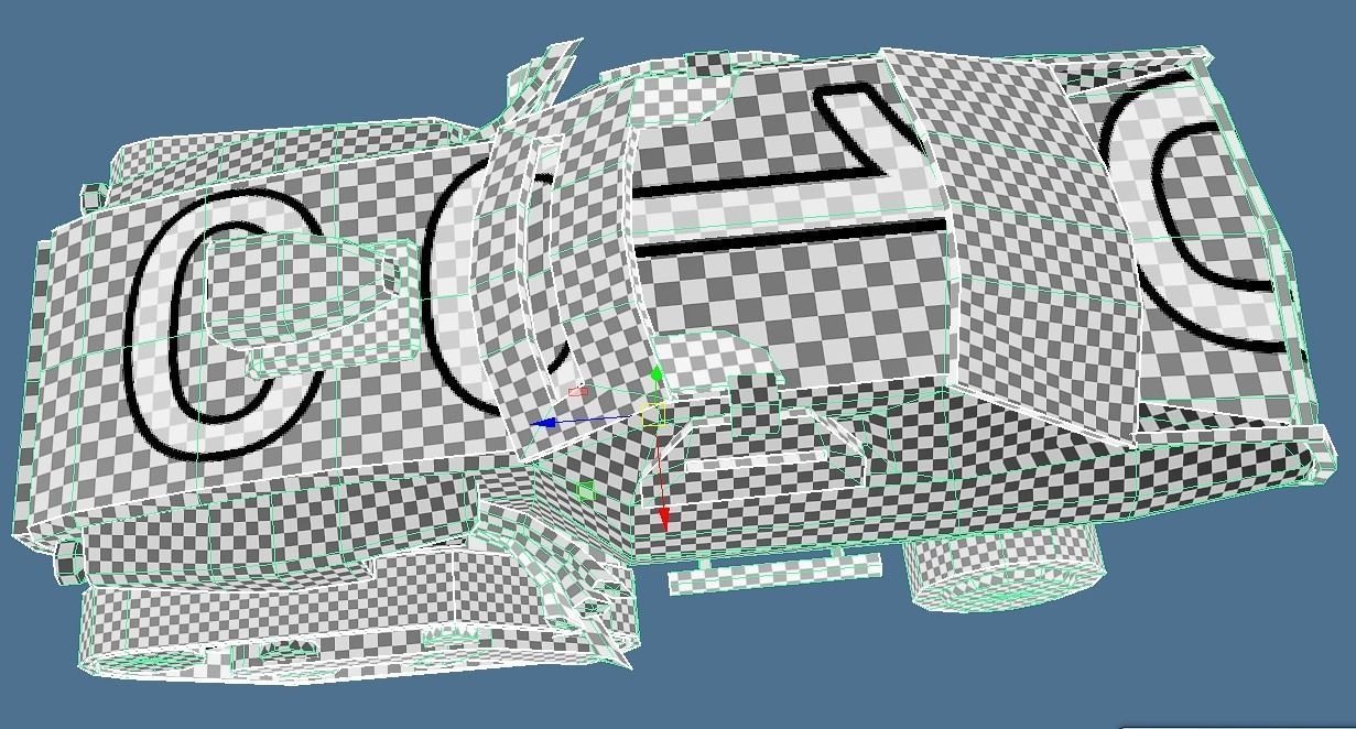 Postapocalypse derby crusher  Low-poly 3D model_6