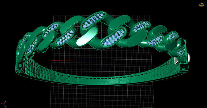 chain bracelet 18 size 3D print model