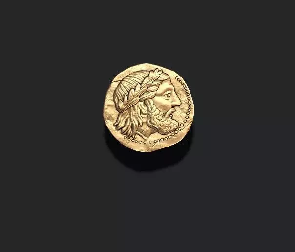 old coin v5 3D print model_0