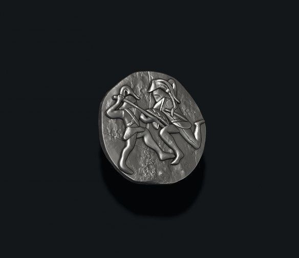 old coin v5 3D print model_3
