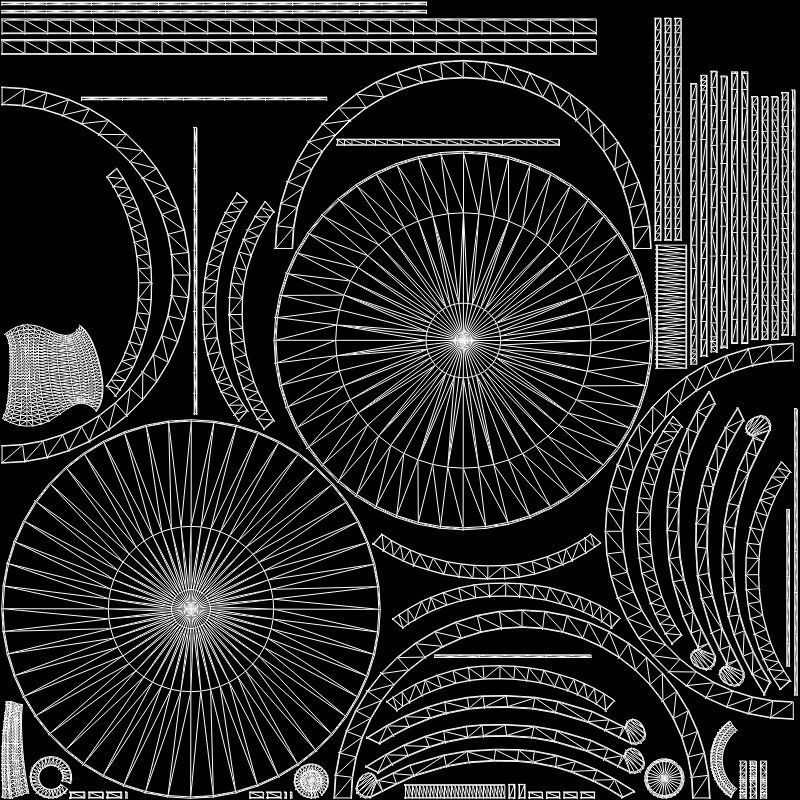 Viola End Table metal finish Low-poly 3D model_6