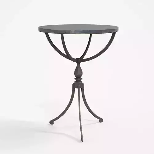 Viola End Table metal finish