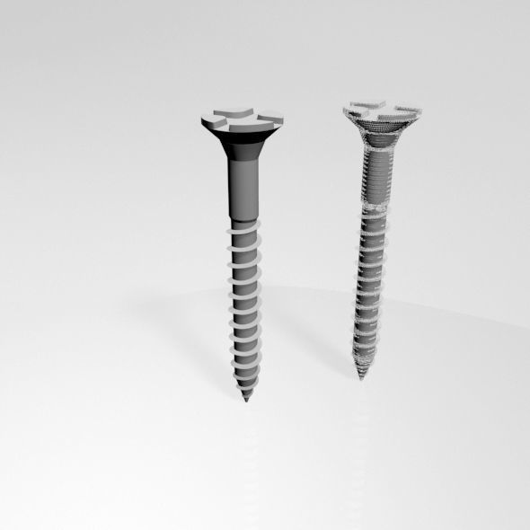 Drywall Screw 02 3D model_7