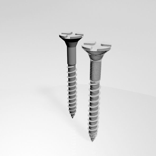Drywall Screw 02 3D model_16