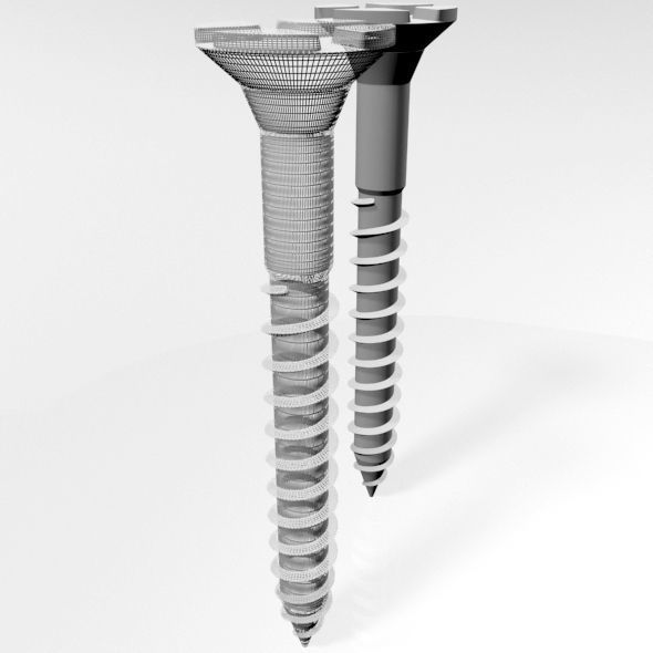 Drywall Screw 02 3D model_2