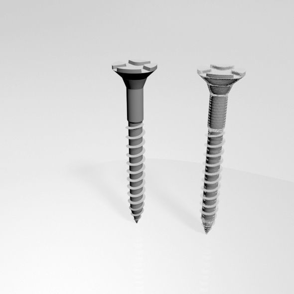 Drywall Screw 02 3D model_6