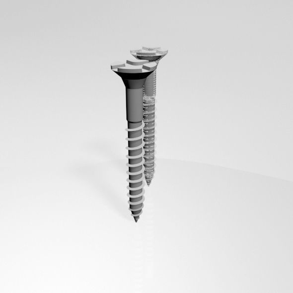 Drywall Screw 02 3D model_9