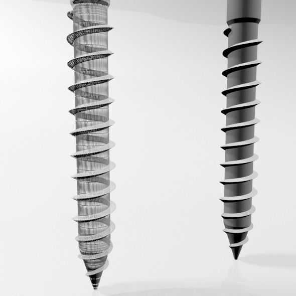 Drywall Screw 02 3D model_4