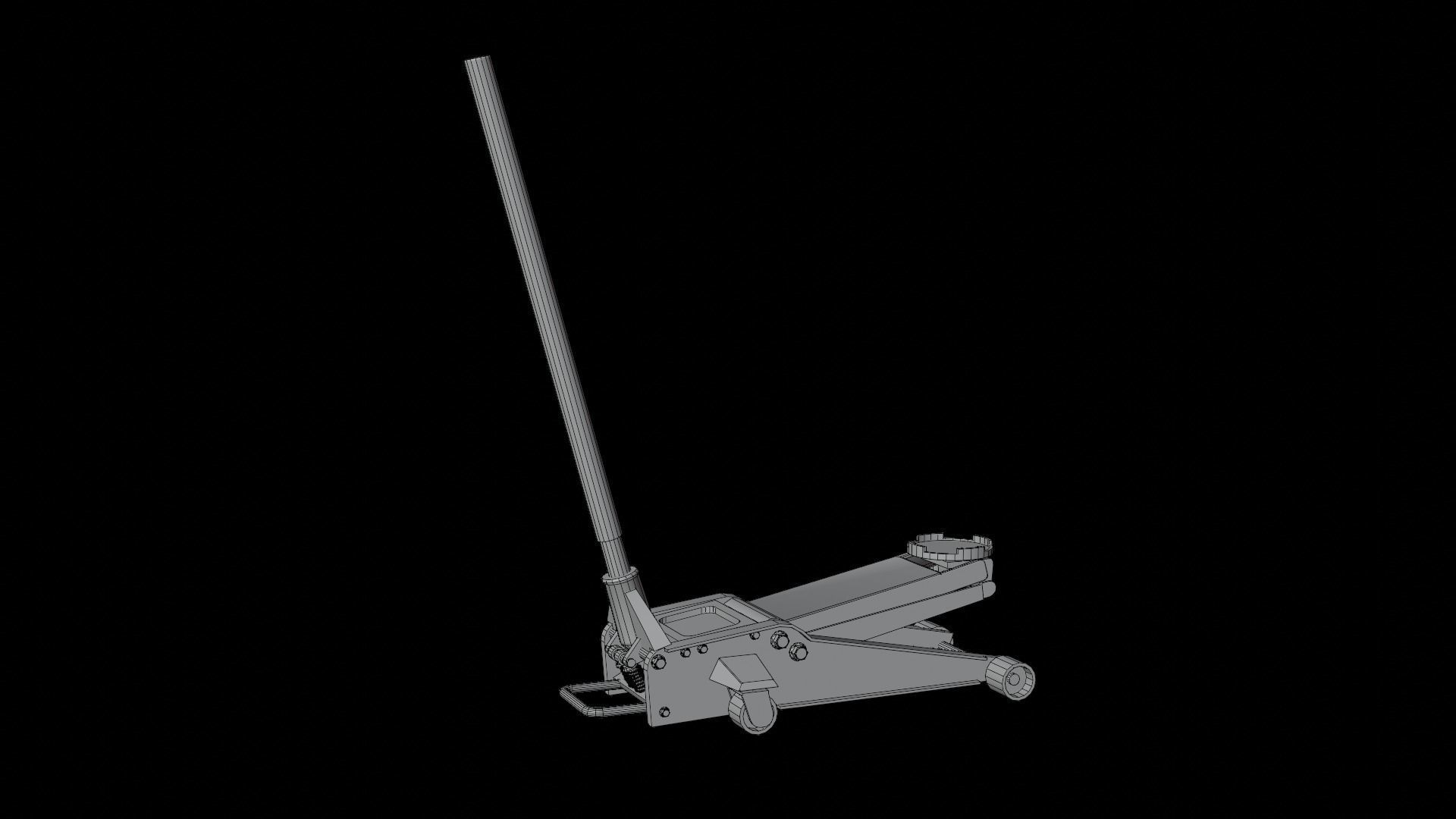 Service Jack Set Low-poly 3D model_10