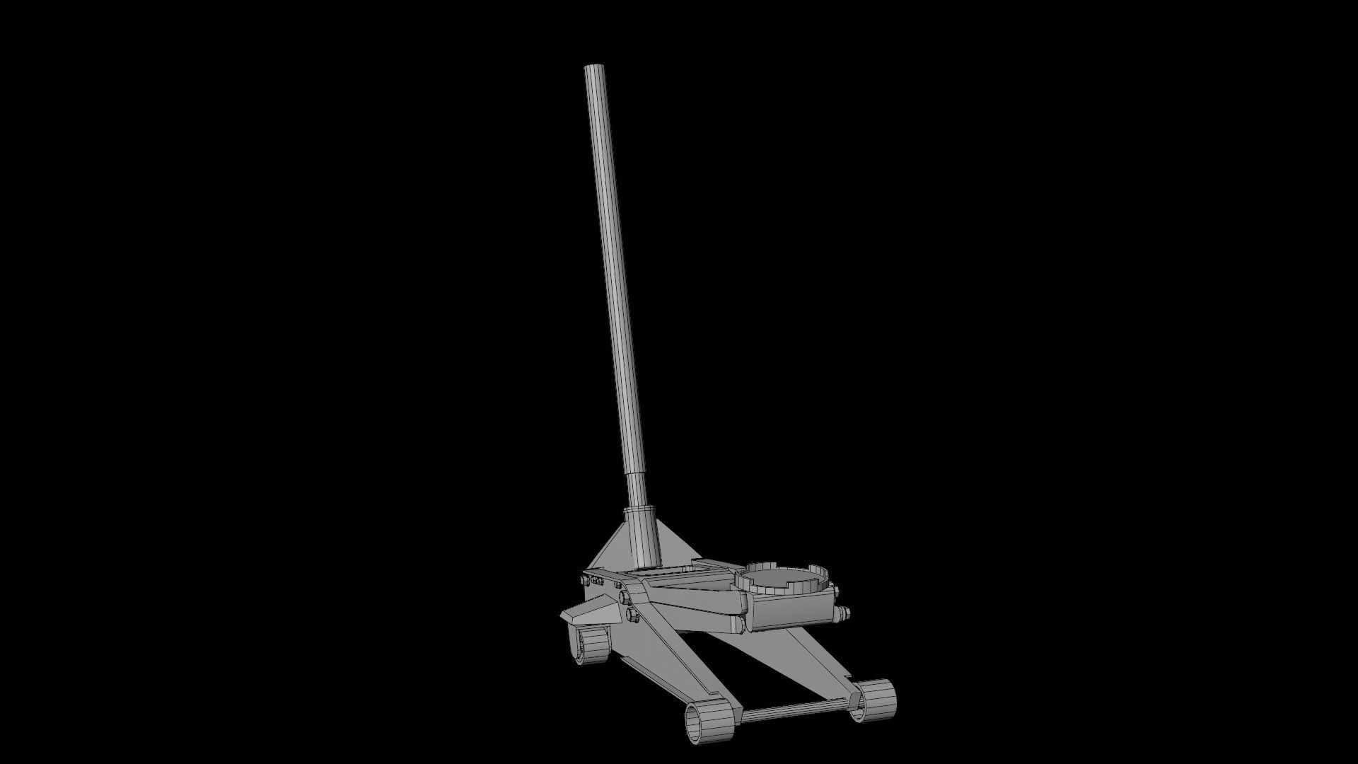 Service Jack Set Low-poly 3D model_11