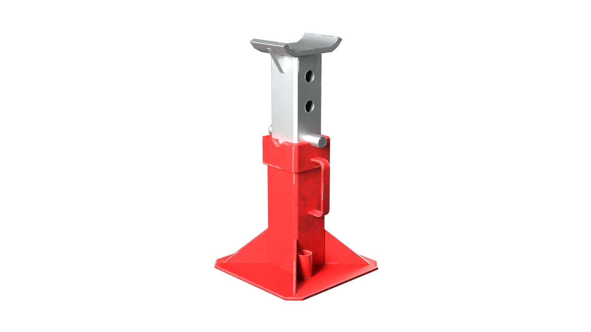 Service Jack Set Low-poly 3D model_14