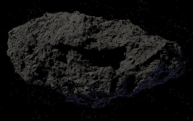 asteroid version 1 high  detail  3D model
