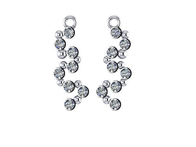 Diamond drops Free 3D model
