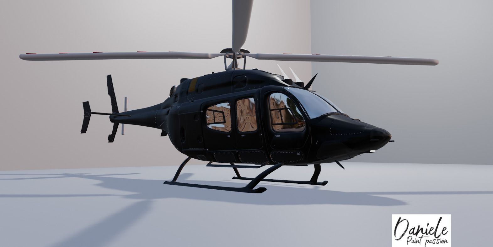 Helicopter Bell 429 3D model_5