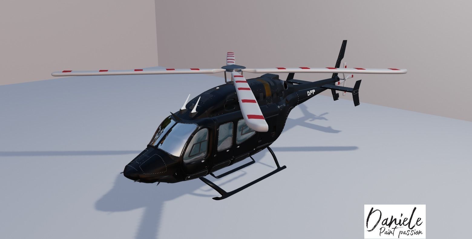 Helicopter Bell 429 3D model_3