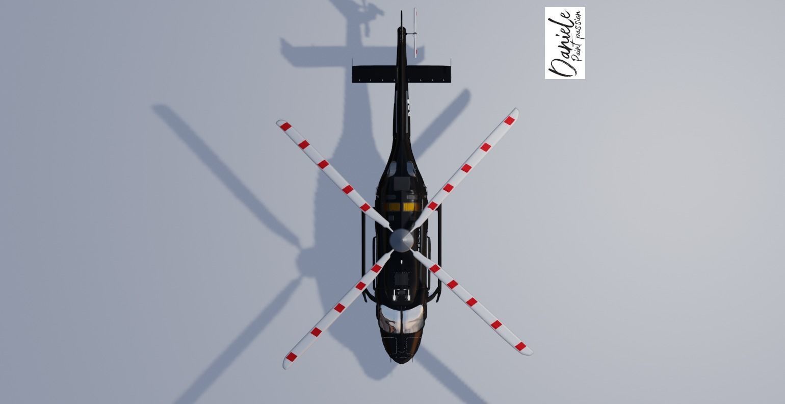 Helicopter Bell 429 3D model_1