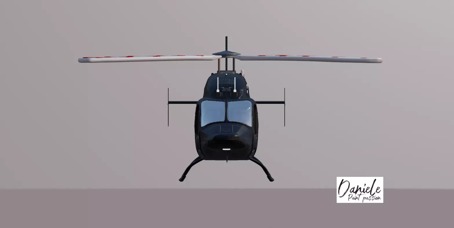Helicopter Bell 429 3D model_0