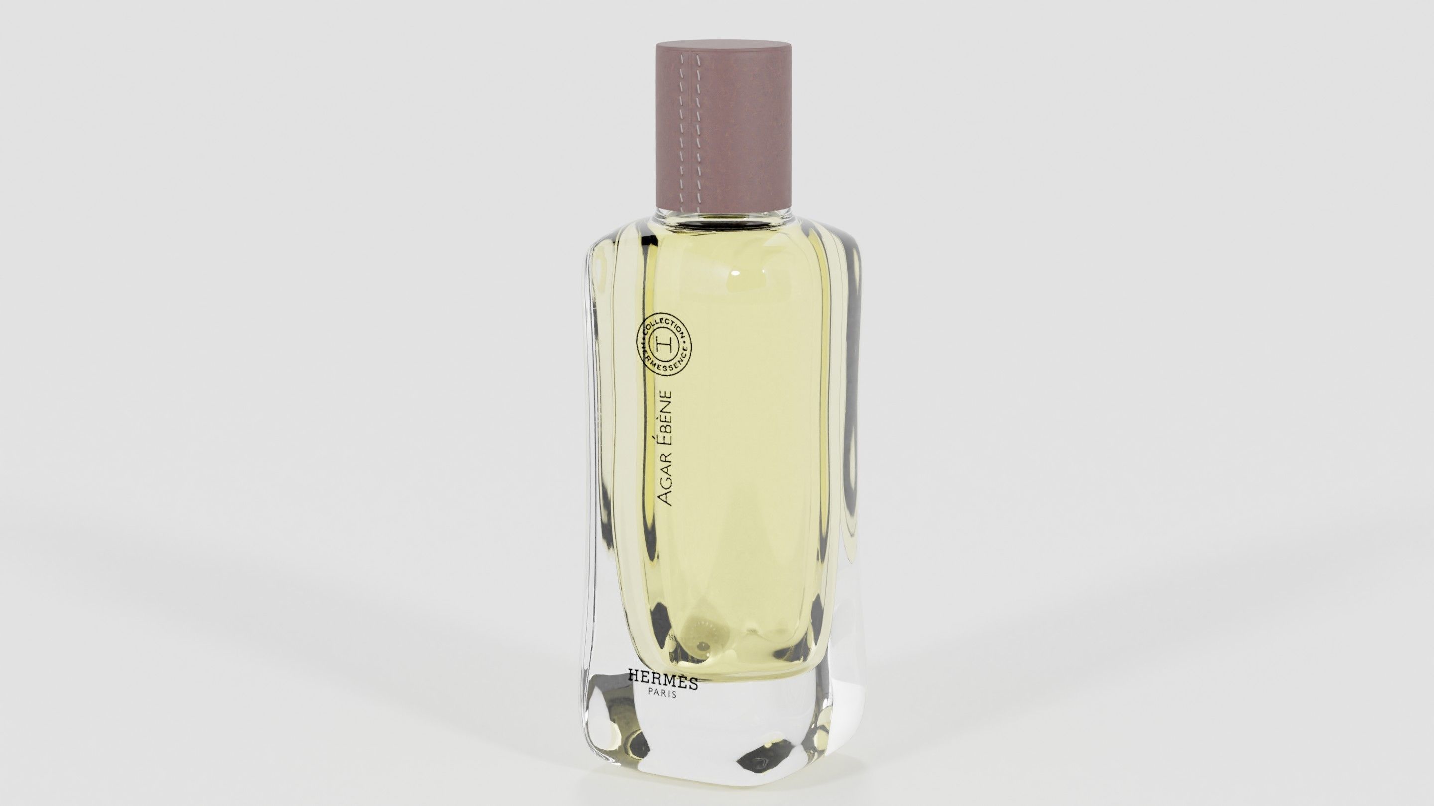 Perfume Hermes Hermessence Agar Ebene Low-poly 3D model_2