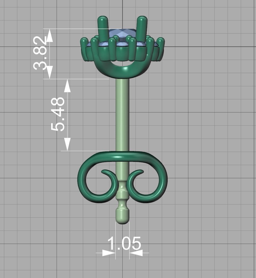 Bespoke Classic Ring and Stud Earrings Collection _30