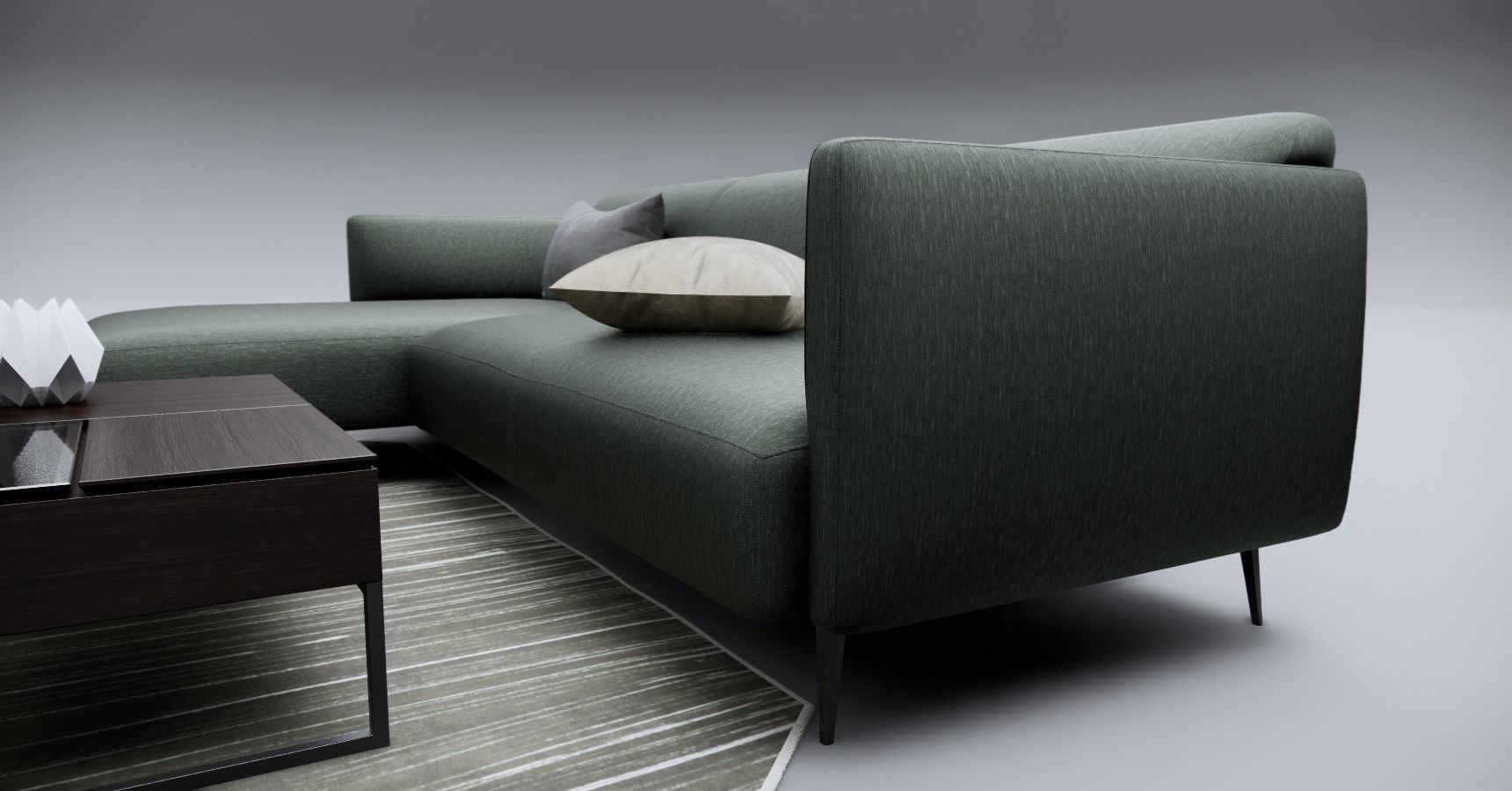 Sofa With Resting - Revit family 3D model_10