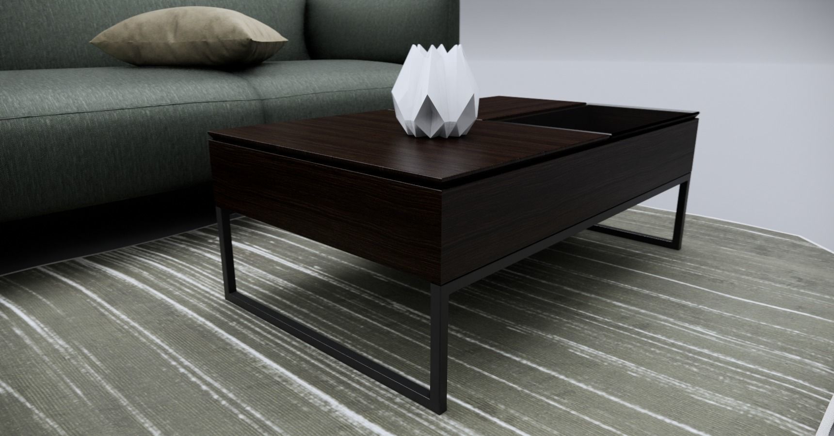 Sofa With Resting - Revit family 3D model_8