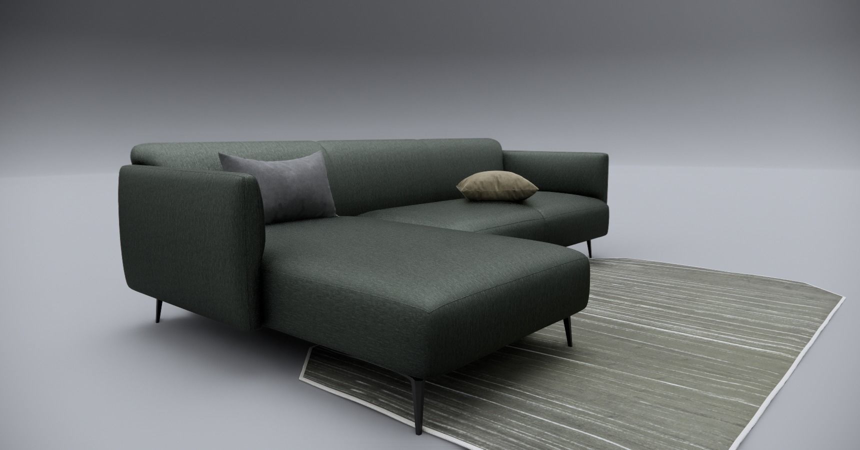 Sofa With Resting - Revit family 3D model_19