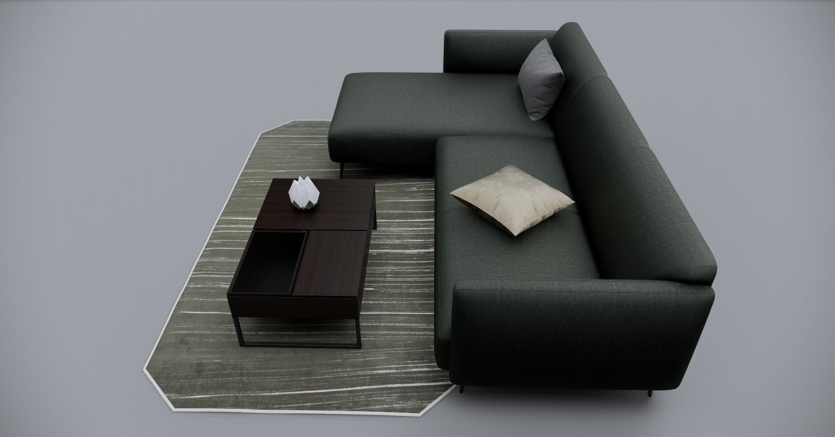 Sofa With Resting - Revit family 3D model_12
