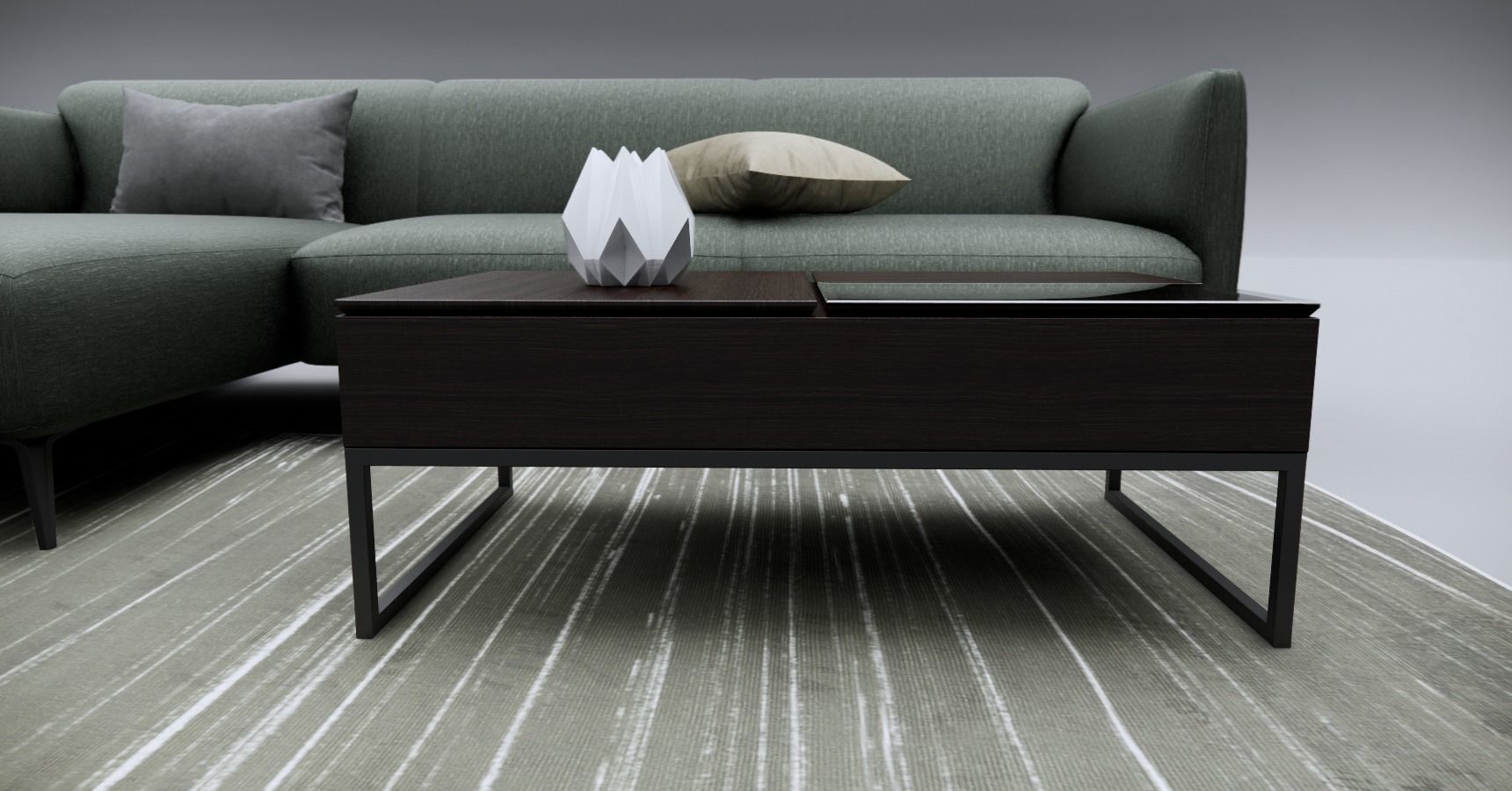 Sofa With Resting - Revit family 3D model_7