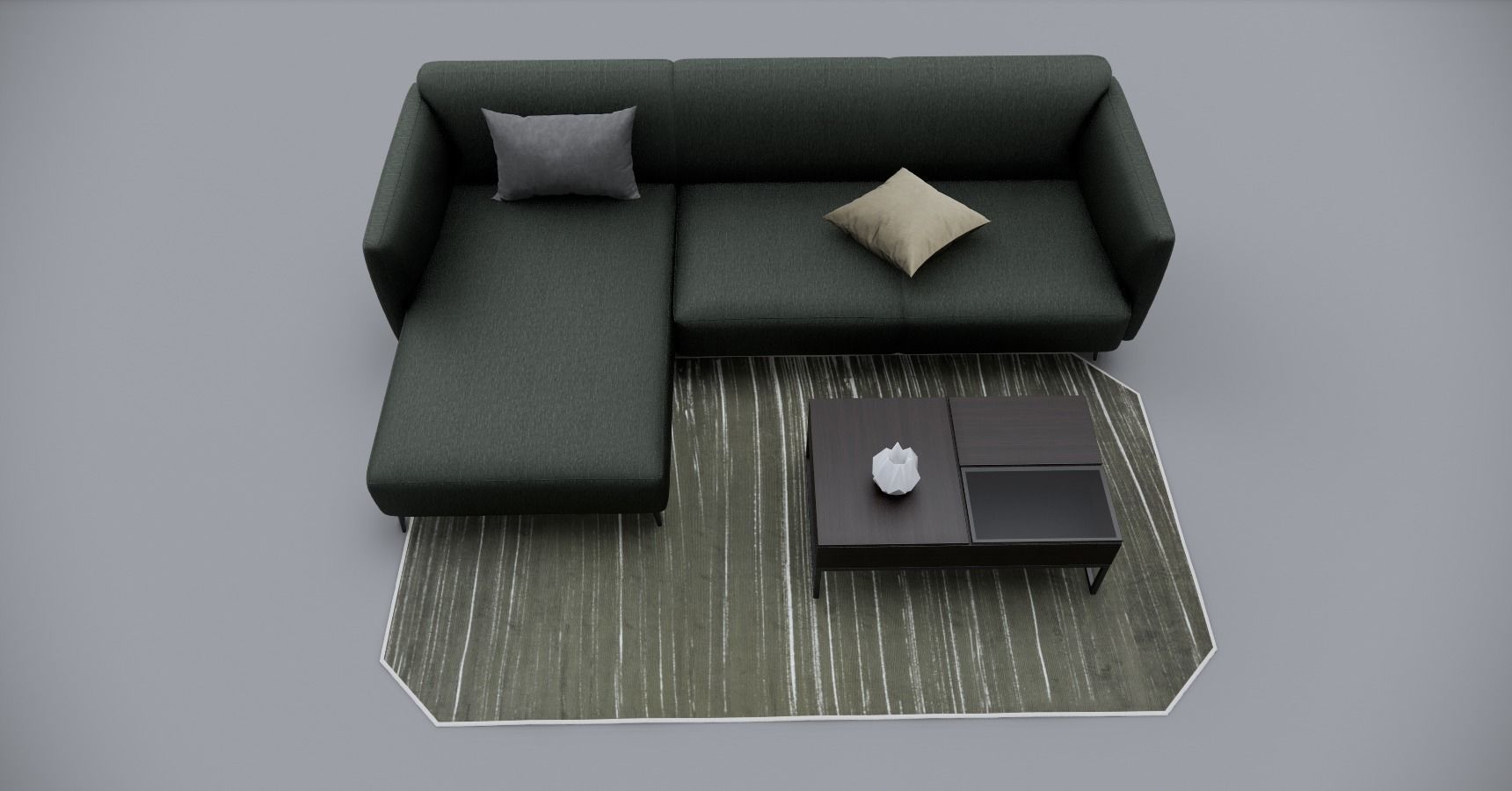 Sofa With Resting - Revit family 3D model_24