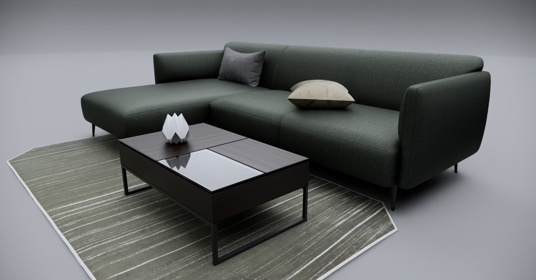 Sofa With Resting - Revit family 3D model_23
