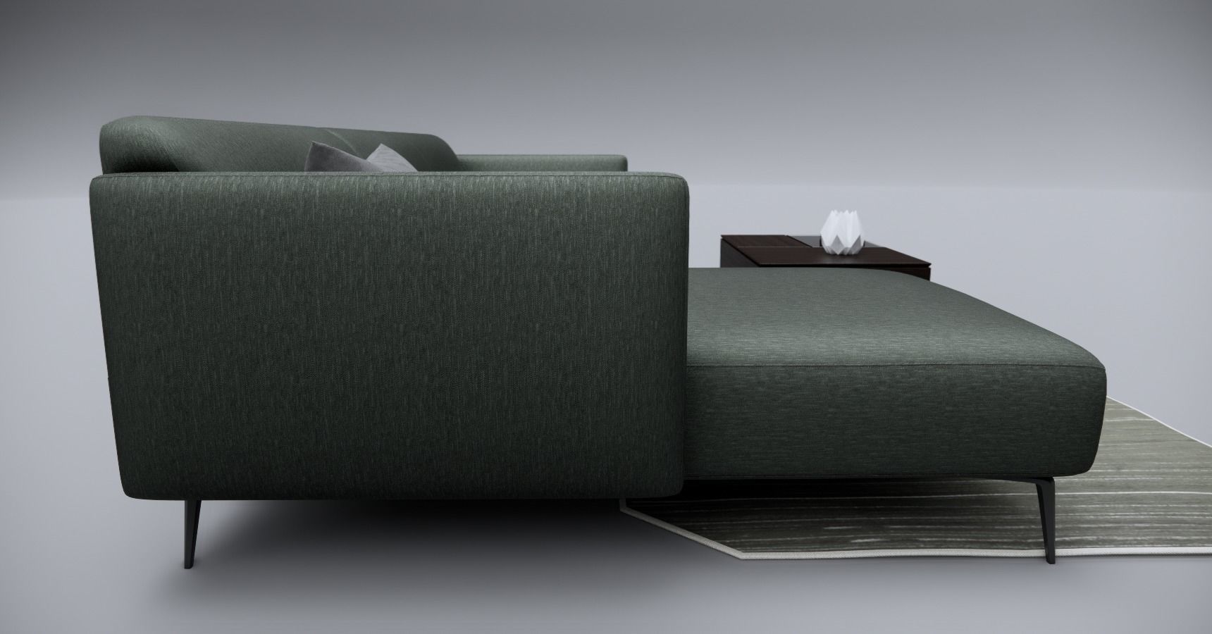 Sofa With Resting - Revit family 3D model_2