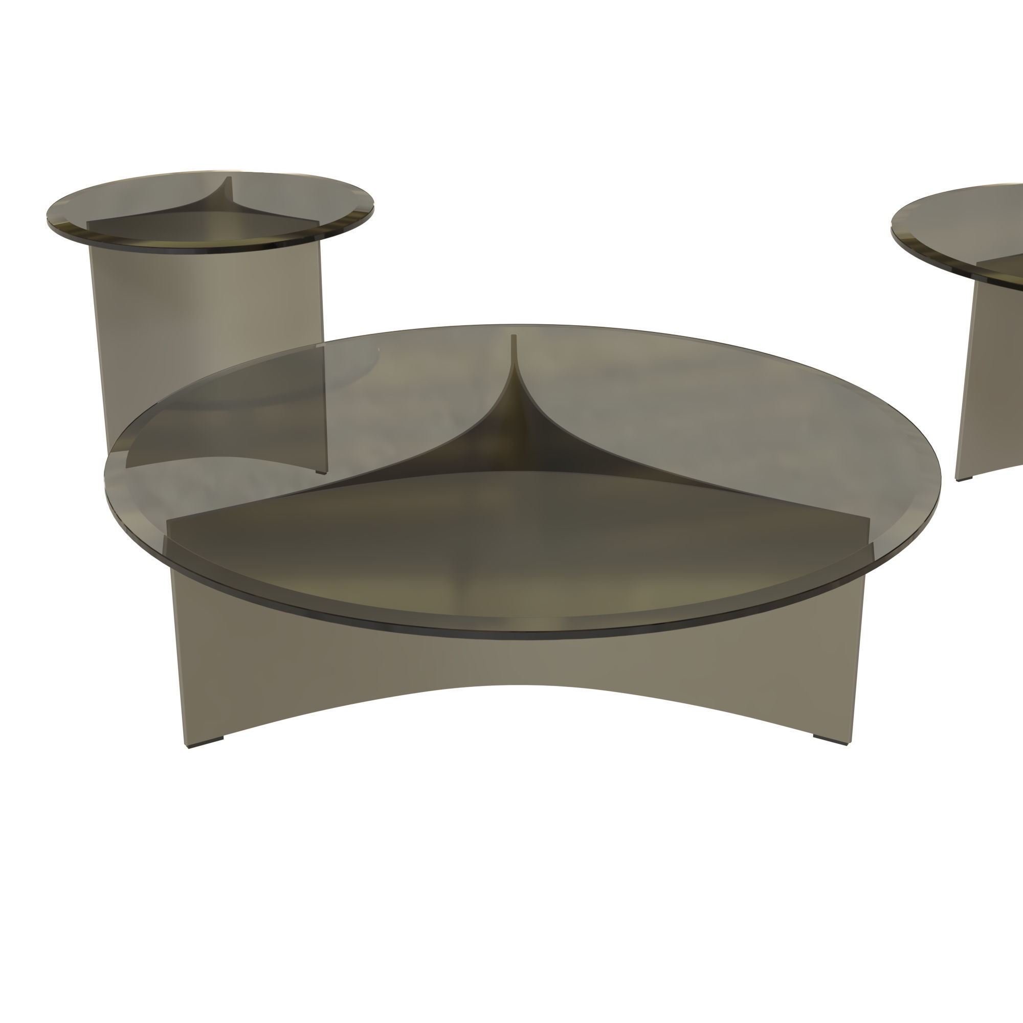 Arc Coffee Table - WENDELBO 3D model_3