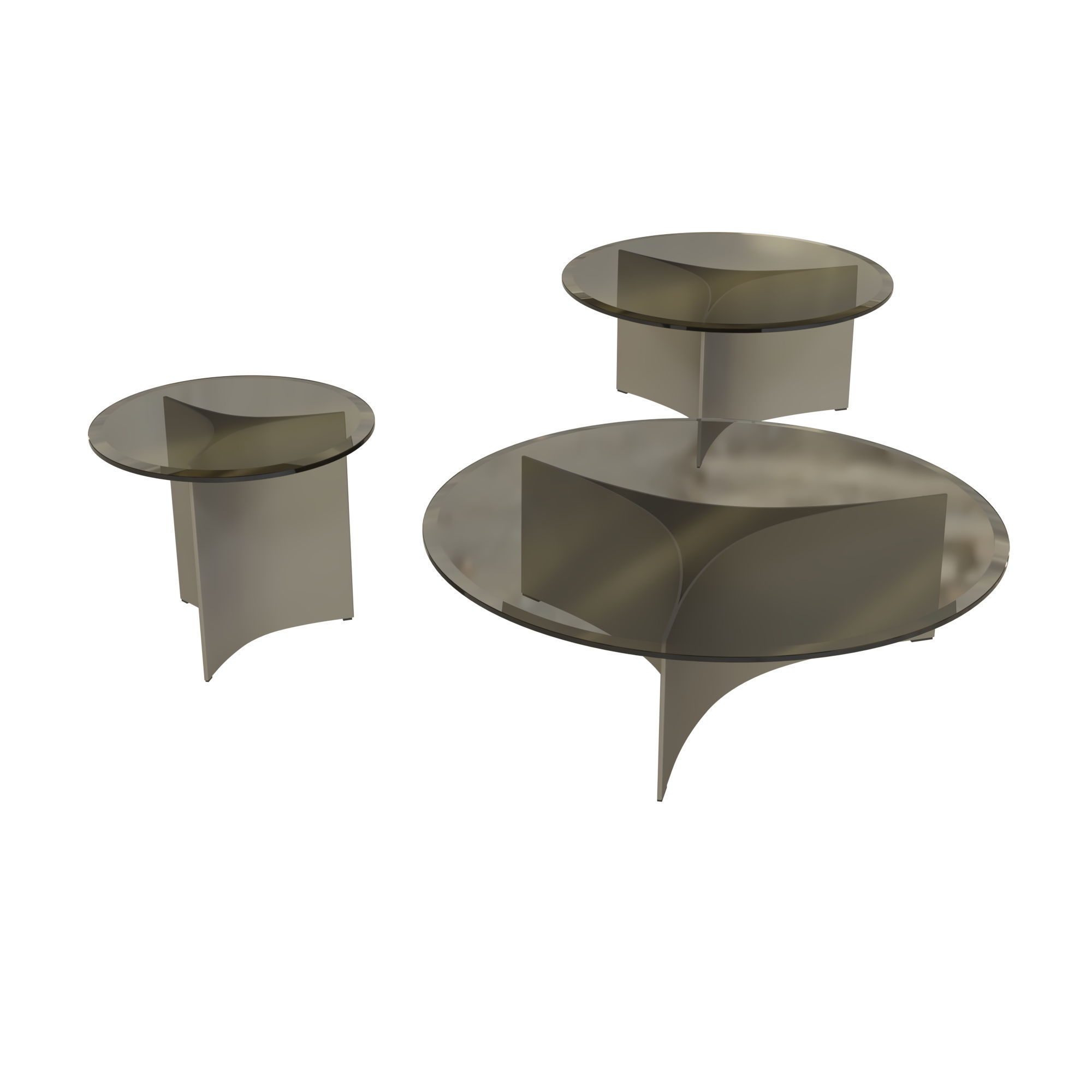 Arc Coffee Table - WENDELBO 3D model_1