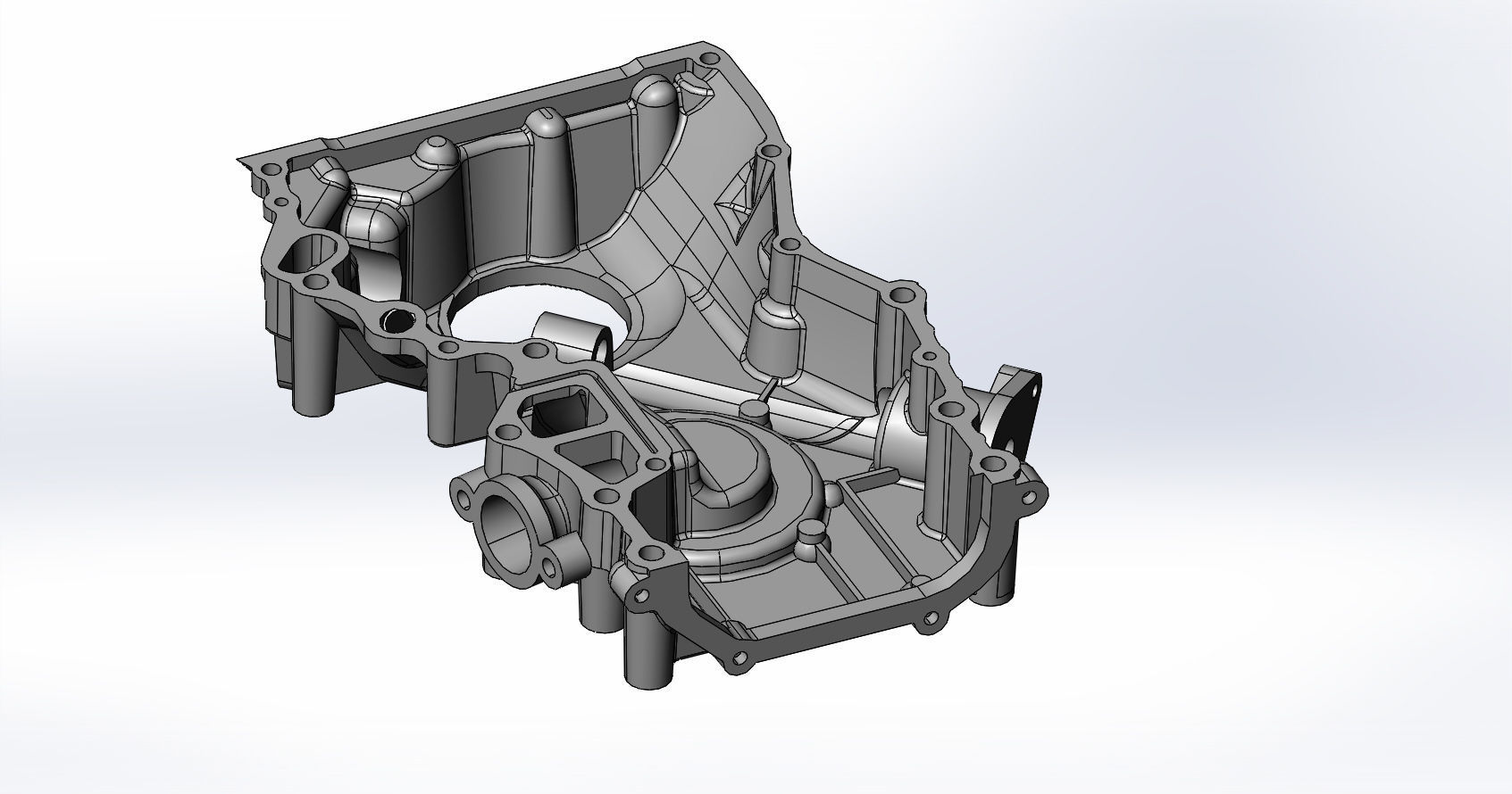 Gear Box 3D print model_1