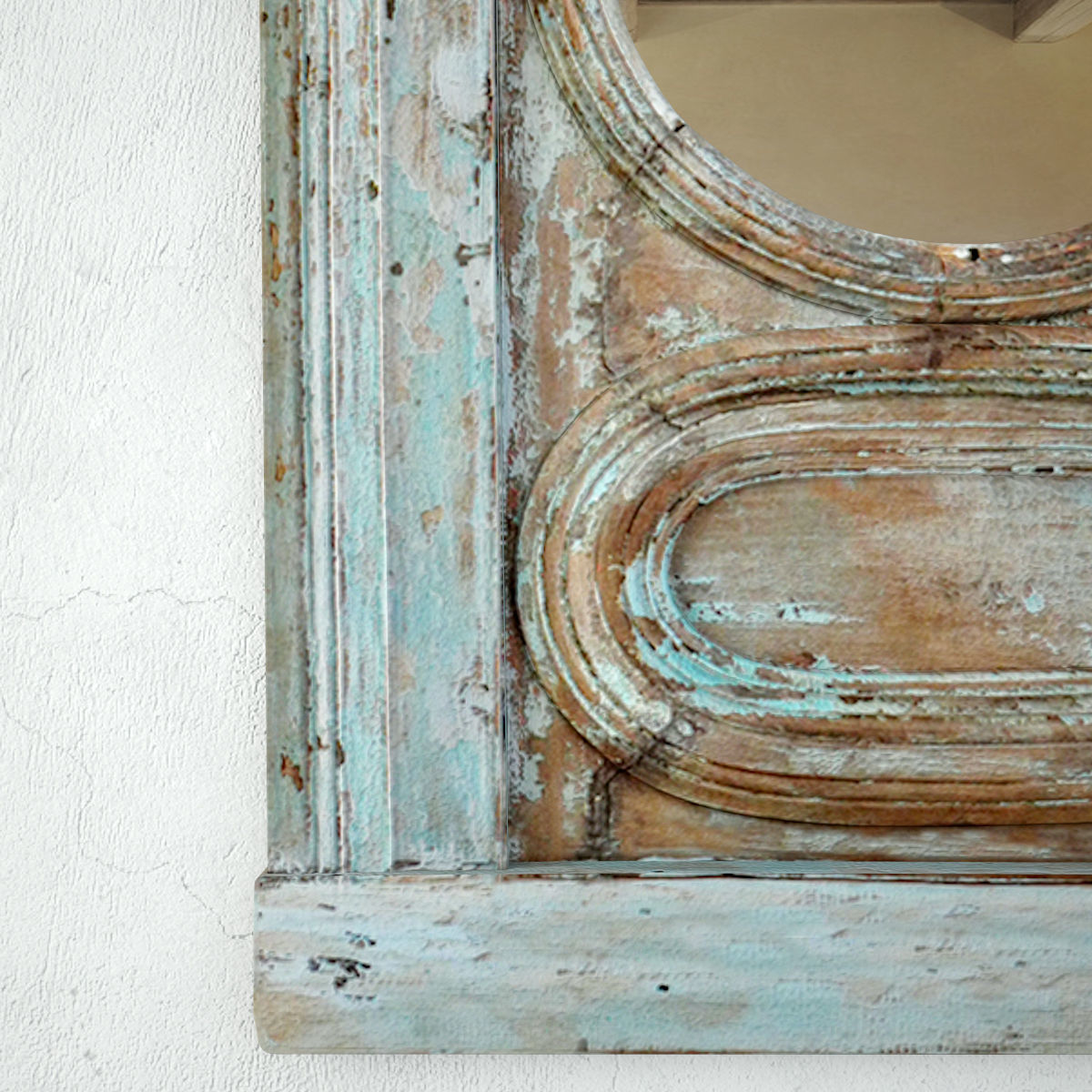 Antique Jodhpur Window Mirror 3D model_5