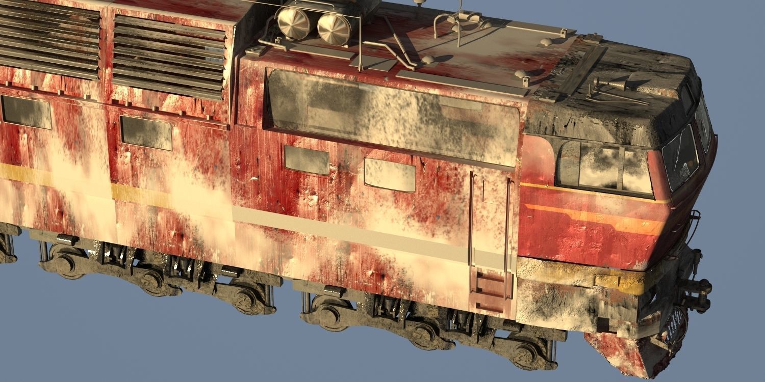 Train CS2T Snow 3D model_1