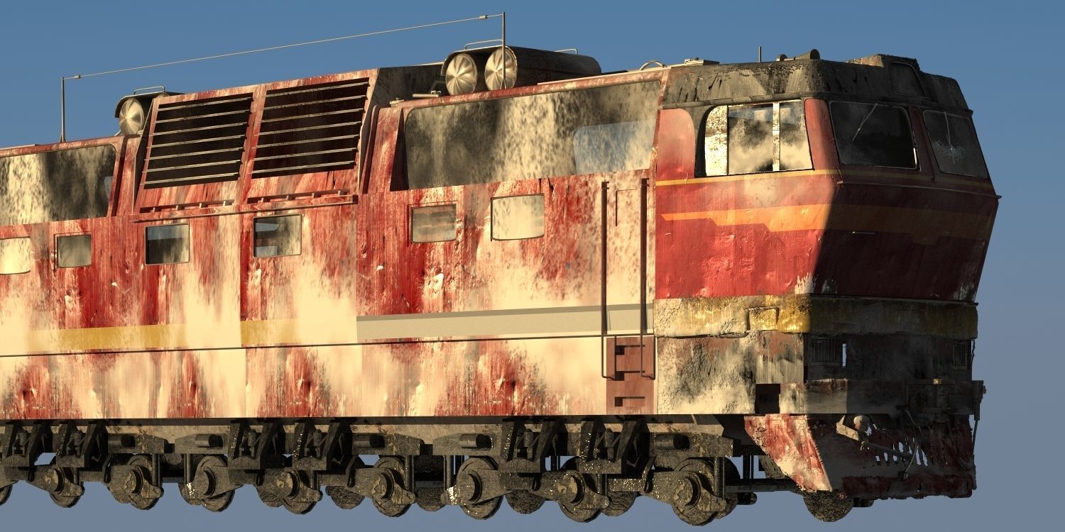 Train CS2T Snow 3D model_4