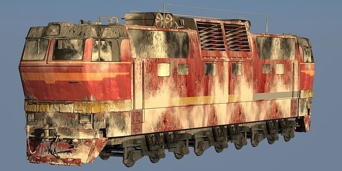 Train CS2T Snow 3D model