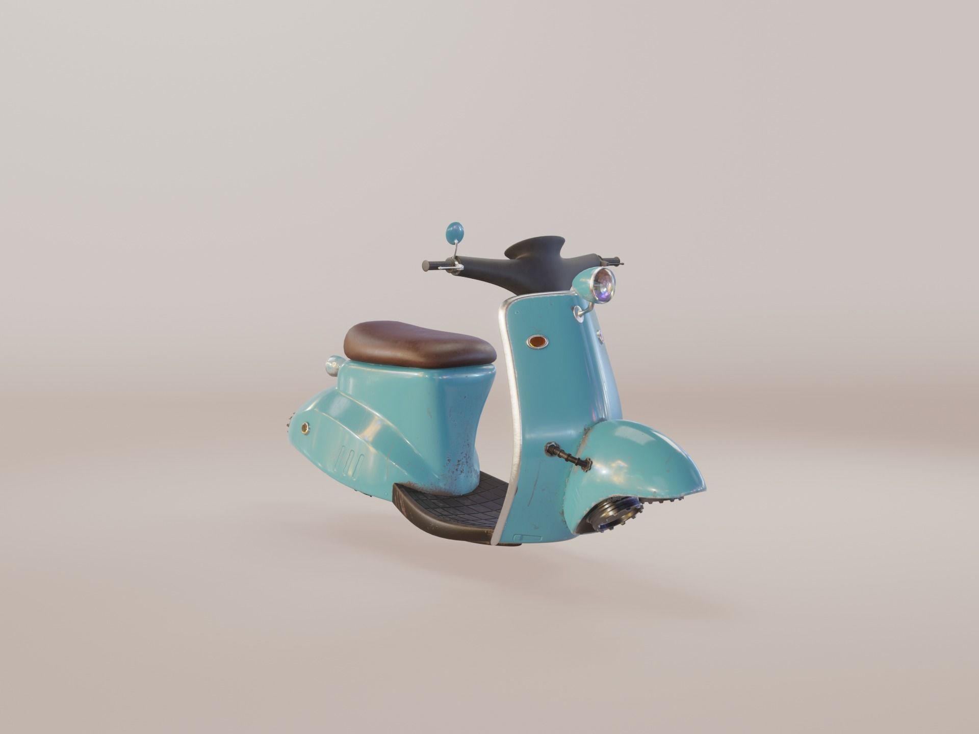 Hover Bike Scooter 3D model_22